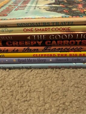 Lot of 8 Hardcover Children's Picture Books, All with dust jackets Some Rare
